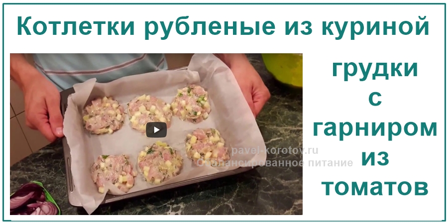 котлетки рубленые из куриной грудки